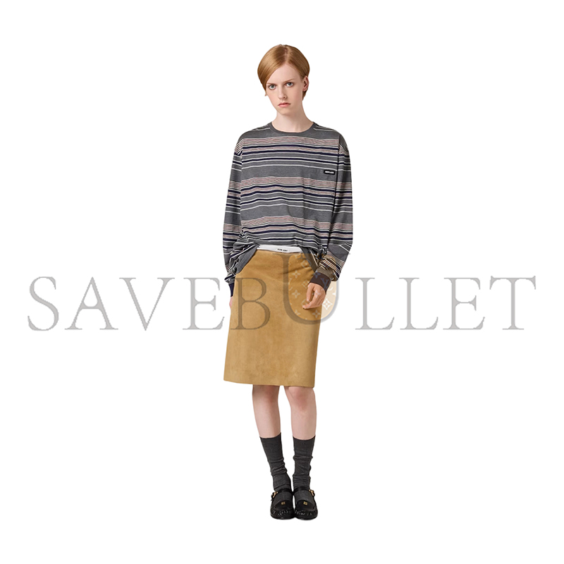 M1v M1v striped jersey t-shirt mjla18